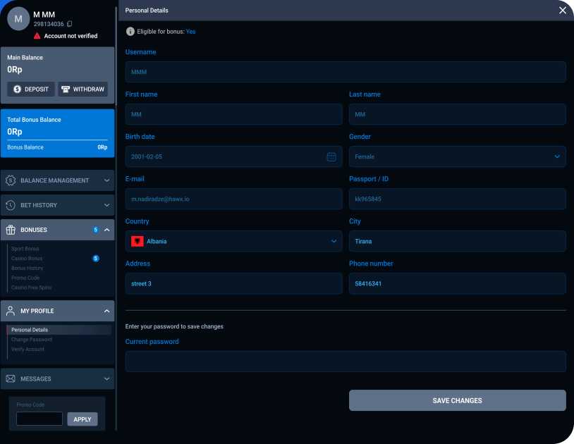 Личный кабинет